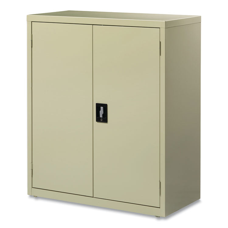 Economy Assembled Storage Cabinets, 3 Shelves, 36" x 18" x 42", Putty