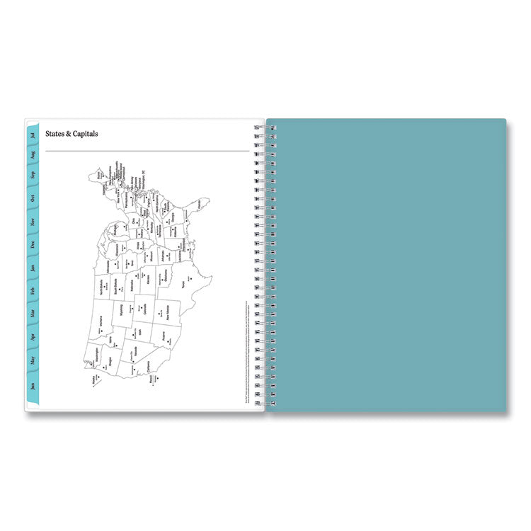 Teacher Dots CYO Cover Weekly/Monthly Lesson Planner, 2025 to 2026, Nine Classes, Multicolor Cover, (70) 11 x 8.5 Pages