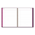 Gili Weekly/Monthly Planner, Jewel Tone Artwork, 11 x 8.5, Plum Cover, 12-Month (Jan to Dec): 2025