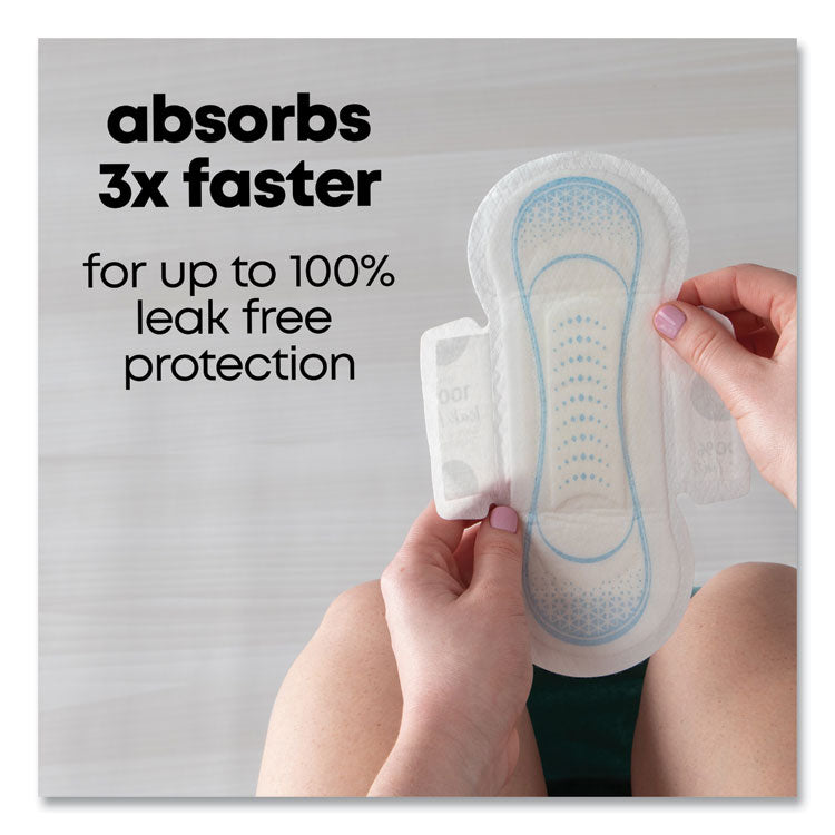 U by Kotex Security Regular Ultrathin Pad with Wings, Unscented, 36/Pack