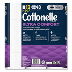 Ultra ComfortCare Toilet Paper, Soft Tissue, Mega Rolls, Septic Safe, 2-Ply, White, 284/Roll, 12 Rolls/Pack, 48 Rolls/Carton