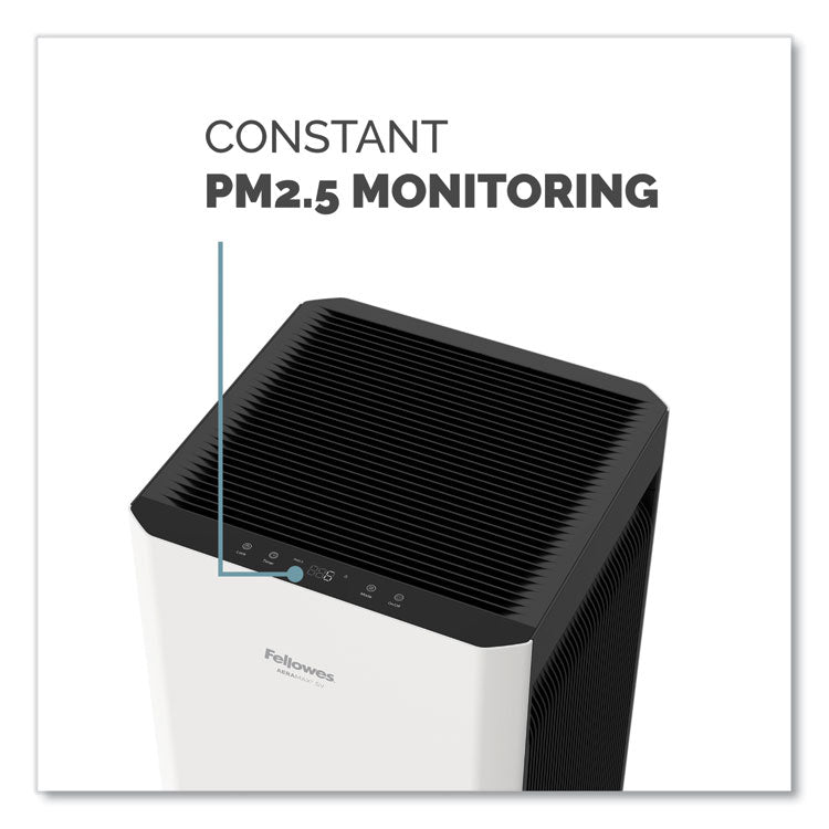 AeraMax SV Air Purifier, 1,500 sq ft Room Capacity, White/Black