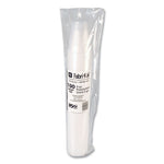 RK Ribbed Cold Drink Cups, 9 oz, Plastic, Clear, 100/Sleeve, 25 Sleeves/Carton