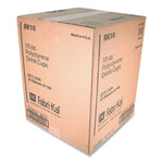 RK Ribbed Cold Drink Cups, 10 oz, Plastic, Clear, 100/Sleeve, 25 Sleeves/Carton