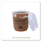 World Art Renewable and Compostable Hot Cups, 10 oz, Paper, Gray, 50/Pack, 20 Packs/Carton