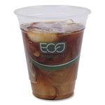 GreenStripe Renewable and Compostable Cold Cups, 12 oz, Plastic, Clear, 50/Pack, 20 Packs/Carton