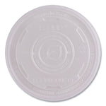 World Art PLA-Laminated Soup Container Lids, Fits 8 oz, Translucent, Plastic, 50/Pack, 20 Packs/Carton