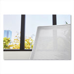 Ignition 2.0 4-Way Stretch Mid-Back Mesh Task Chair, 17" to 21" Seat Height, Basalt Seat, Fog Back, Designer White Base