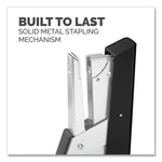 LX890 Handheld Plier Stapler with Antimicrobial Protection, 40-Sheet Capacity, 0.25"/0.31" Staples, Black/White