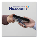 LX890 Handheld Plier Stapler with Antimicrobial Protection, 40-Sheet Capacity, 0.25"/0.31" Staples, Black/White