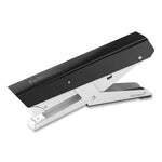 LX890 Handheld Plier Stapler with Antimicrobial Protection, 40-Sheet Capacity, 0.25"/0.31" Staples, Black/White