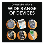 Lithium Coin Batteries With Bitterant, 2032, 4/Pack