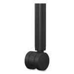 Accommodate Series Guest Chair with Arms, Vinyl Upholstery, 23.5" x 22.25" x 32", Flint Seat/Back, Charblack Legs, 2/Carton