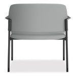 Accommodate Series Bariatric Chair with Arms, 33.5" x 21.5" x 32.5", Flint Seat, Flint Back, Charblack Legs