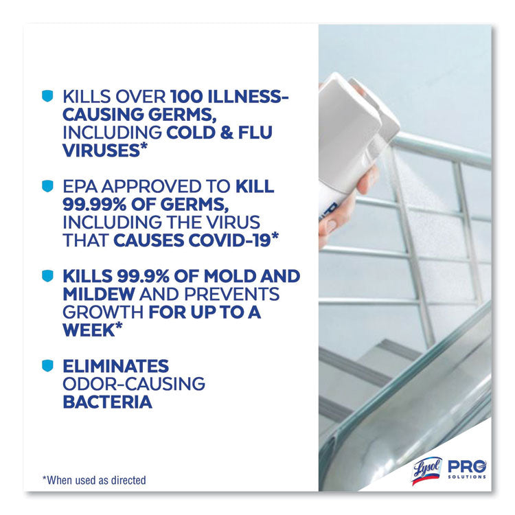 Disinfectant Spray, Fresh Scent, 19 Oz Aerosol Spray, 12/carton