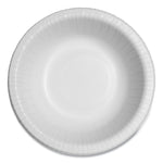 Bare Eco-Forward Clay-Coated Paper Dinnerware, ProPlanet Seal, Bowl, 12 oz, White, 125/Bag, 8 Bags/Carton