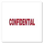 Message Stamp, Confidential, Pre-Inked One-Color, Red
