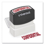 Message Stamp, Confidential, Pre-Inked One-Color, Red