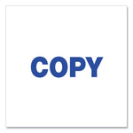Message Stamp, Copy, Pre-Inked One-Color, Blue