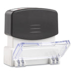 Message Stamp, Copy, Pre-Inked One-Color, Blue