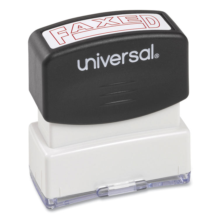 Message Stamp, Faxed, Pre-Inked One-Color, Red