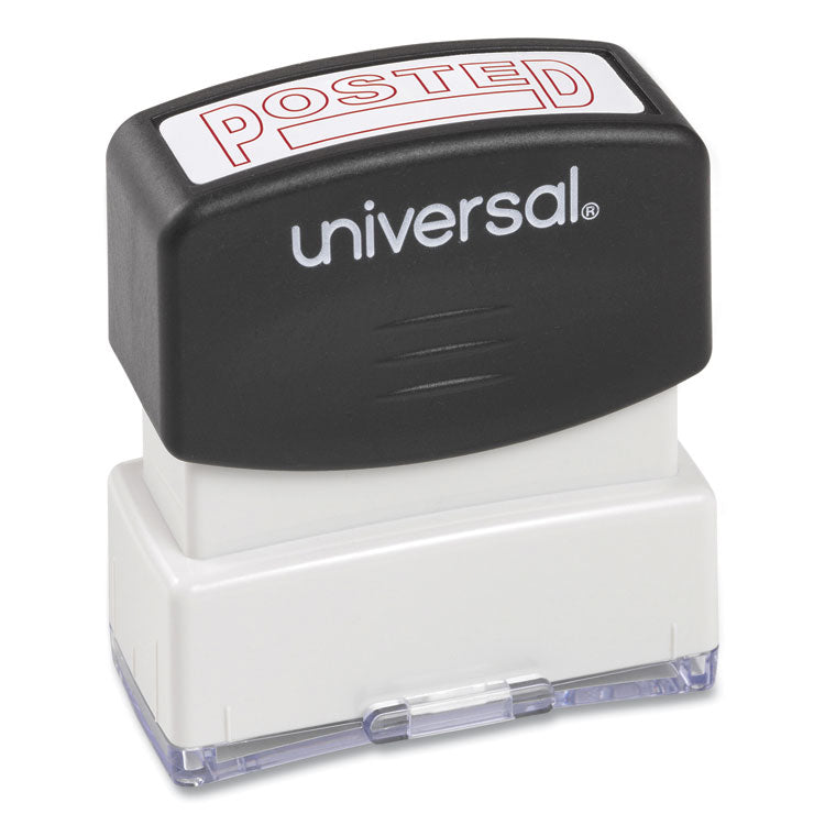 Message Stamp, Posted, Pre-Inked One-Color, Red