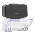 Message Stamp, Posted, Pre-Inked One-Color, Red