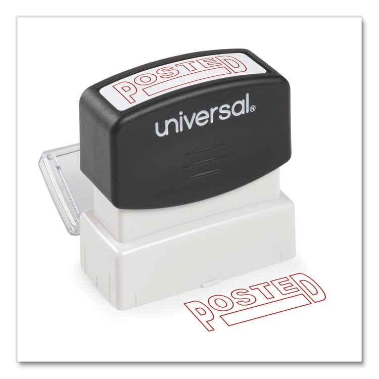 Message Stamp, Posted, Pre-Inked One-Color, Red