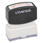 Message Stamp, Received, Pre-Inked One-Color, Red