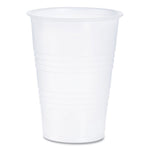 High-Impact Polystyrene Cold Cups, 10 oz, Plastic, Translucent, 100/Sleeve, 25 Sleeves/Carton