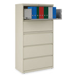 Lateral File, 5 Legal/Letter/A4/A5-Size File Drawers, Putty, 36" x 18.63" x 67.63"