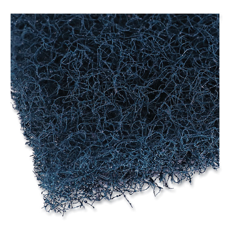 Extra Heavy-Duty Scouring Pad, 3.5 x 5, Dark Blue, 20/Carton