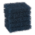 Extra Heavy-Duty Scouring Pad, 3.5 x 5, Dark Blue, 20/Carton
