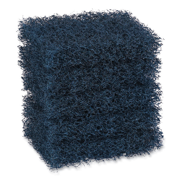 Extra Heavy-Duty Scouring Pad, 3.5 x 5, Dark Blue, 20/Carton