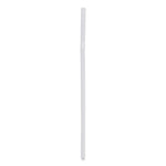Flexible Wrapped Straws, 7.75", Plastic, White, 500/pack, 20 Packs/carton