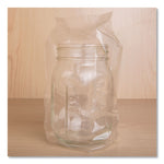 Food Bags, 16 oz, 4" x 2" x 8", Clear, 1,000/Carton