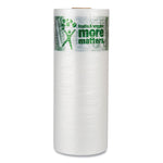 Produce Bags, Fruits and Veggies - More Matters Labeling, 0.35 mil, 12" x 20", Clear, 875 Bags/Roll, 4 Rolls/Carton