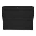Brigade 700 Series Lateral File, 2 Legal/letter-Size File Drawers, Black, 36" X 18" X 28"