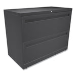 Brigade 700 Series Lateral File, 2 Legal/letter-Size File Drawers, Charcoal, 36" X 18" X 28"