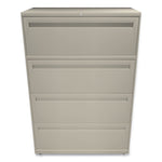 Brigade 700 Series Lateral File, 4 Legal/letter-Size File Drawers, Putty, 36" X 18" X 52.5"