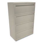 Brigade 700 Series Lateral File, 4 Legal/letter-Size File Drawers, Putty, 36" X 18" X 52.5"