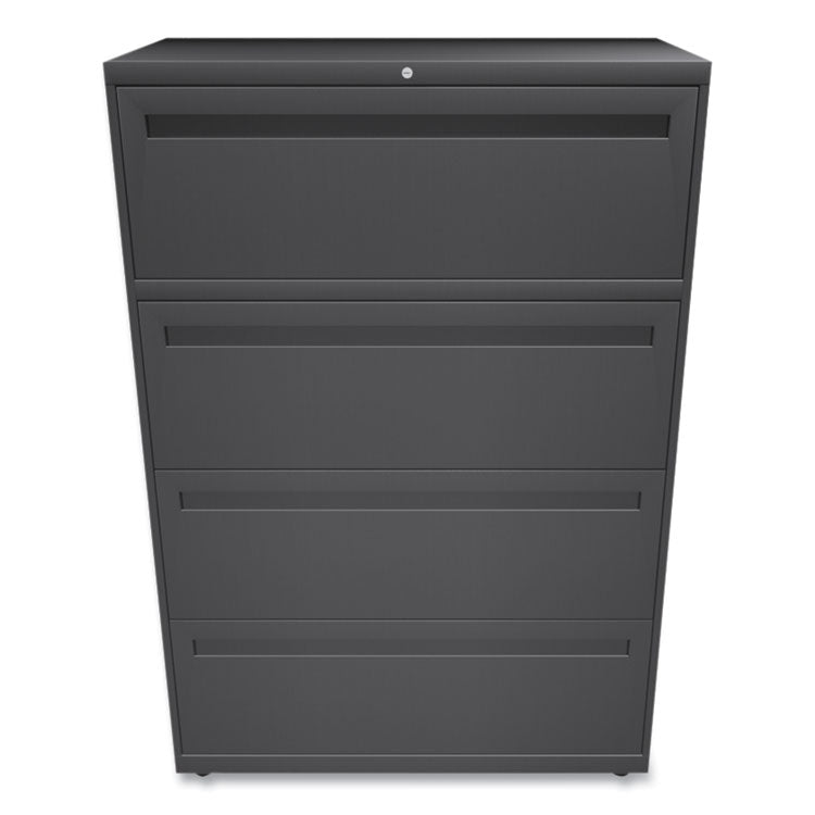 Brigade 700 Series Lateral File, 4 Legal/letter-Size File Drawers, Charcoal, 36" X 18" X 52.5"