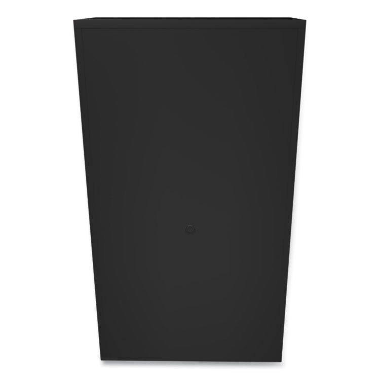 Brigade 700 Series Lateral File, Three-Shelf Enclosed Storage, 2 Legal/letter-Size File Drawers, Black, 36" X 18" X 64.25"