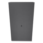 Brigade 700 Series Lateral File, Three-Shelf Enclosed Storage, 2 Legal/letter-Size File Drawers, Charcoal, 36" X 18" X 64.25"