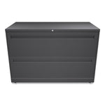 Brigade 700 Series Lateral File, 2 Legal/letter-Size File Drawers, Charcoal, 42" X 18" X 28"