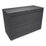 Brigade 700 Series Lateral File, 2 Legal/letter-Size File Drawers, Charcoal, 42" X 18" X 28"