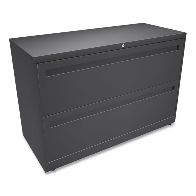 Brigade 700 Series Lateral File, 2 Legal/letter-Size File Drawers, Charcoal, 42" X 18" X 28"