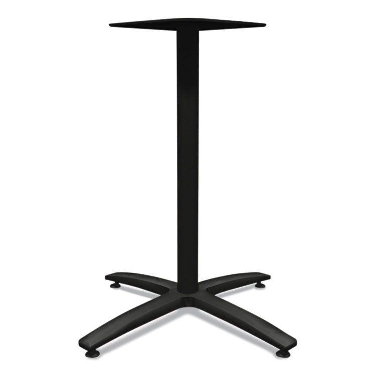 Between Seated-Height X-Base for 30" to 36" Table Tops, 26.18w x 29.57h, Black