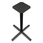 Between Standing-Height X-Base for 42" Table Tops, 32.68w x 41.12h, Black