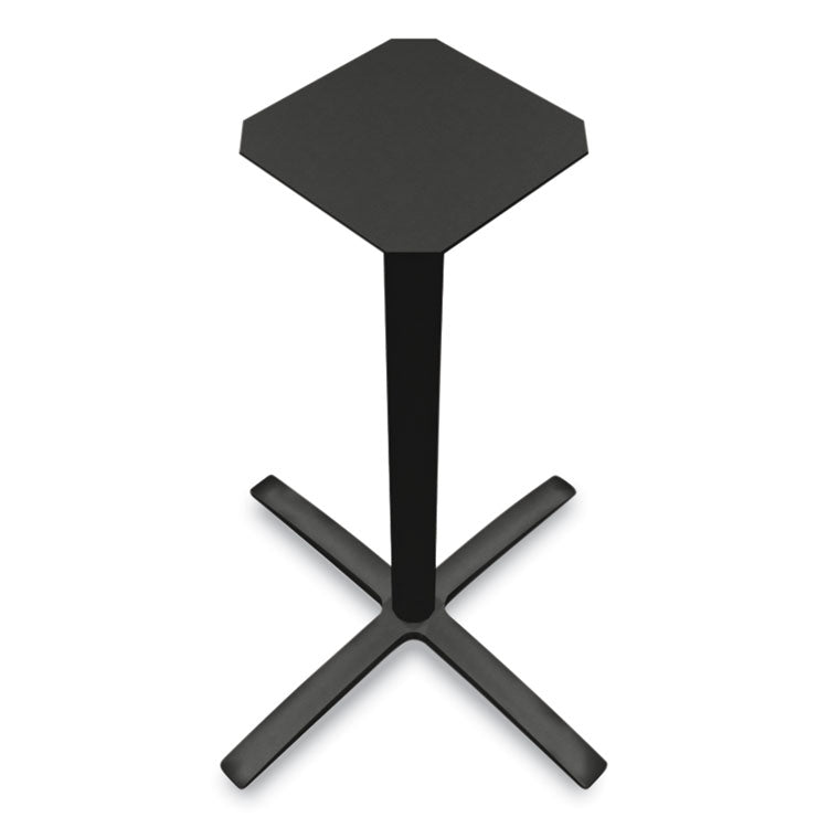 Between Standing-Height X-Base for 42" Table Tops, 32.68w x 41.12h, Black